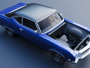 Buick Skylark 1969 3D Print Model