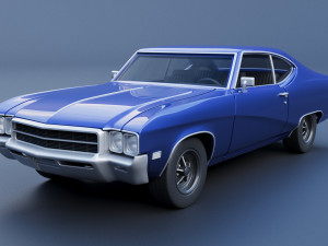Buick Skylark 1969 3Dプリントモデル