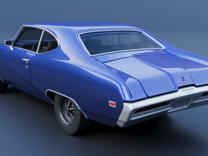 Buick Skylark 1969 3Dプリントモデル