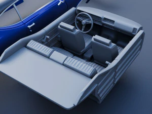 Buick Skylark 1969 3D Print Model