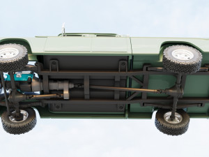 Dodge W200 Power Wagon Crew Cab 1962 3D Print Model