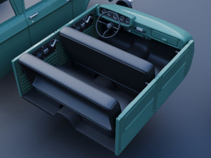 Dodge W200 Power Wagon Crew Cab 1962 3D Print Model