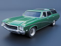 Buick Sport Wagon 1969 3D Print Model