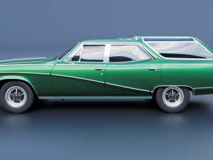 Buick Sport Wagon 1969 3Dプリントモデル