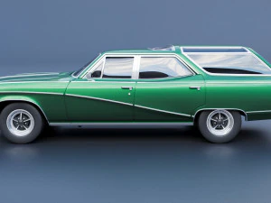 Buick Sport Wagon 1969 3D Print Model