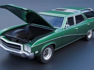 Buick Sport Wagon 1969 3D Print Model