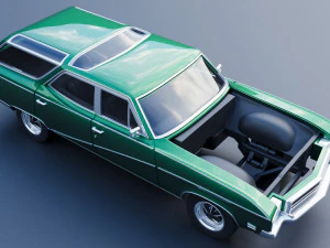 Buick Sport Wagon 1969 3D Print Model
