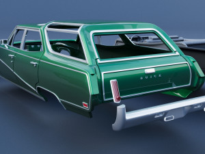 Buick Sport Wagon 1969 3Dプリントモデル
