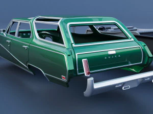 Buick Sport Wagon 1969 3D Print Model