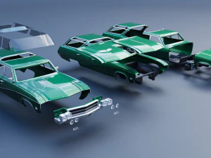 Buick Sport Wagon 1969 3D Print Model