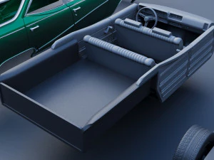 Buick Sport Wagon 1969 3D Print Model