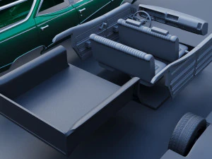 Buick Sport Wagon 1969 3D Print Model