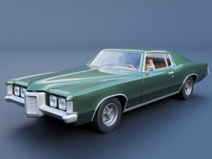 Pontiac Grand Prix 1969 3Dプリントモデル