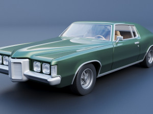 Pontiac Grand Prix 1969 3D-printmodel