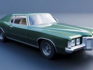 Pontiac Grand Prix 1969 3D-printmodel