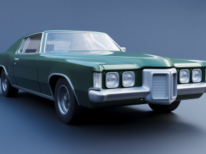 Pontiac Grand Prix 1969 3D-printmodel