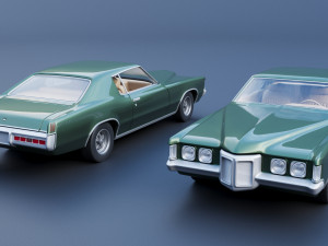 Pontiac Grand Prix 1969 3D-printmodel