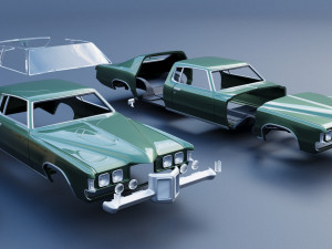 Pontiac Grand Prix 1969 3D-printmodel