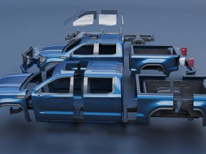GMC Sierra 1500 - 2023 3D Print Model