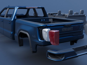 GMC Sierra 1500 - 2023 3D प्रिंट मॉडल