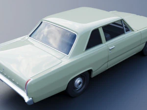 Plymouth Valiant 100 1967 3D Print Model