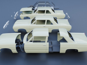 Plymouth Valiant 100 1967 Modelo de Impressão 3D