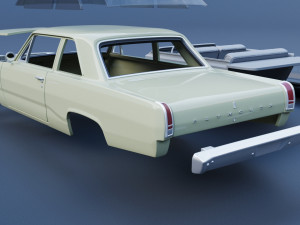 Plymouth Valiant 100 1967 Modelo de Impressão 3D