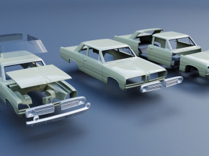 Plymouth Valiant 100 1967 Modelo de Impressão 3D
