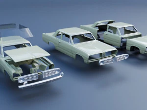 Plymouth Valiant 100 1967 3D Print Model