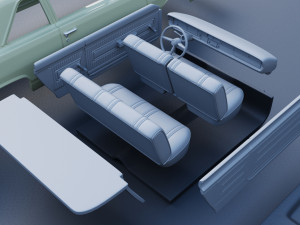 Plymouth Valiant 100 1967 Modelo de Impressão 3D