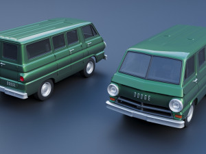 Dodge A100 3D प्रिंट मॉडल