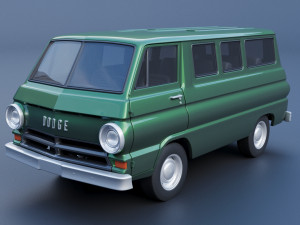 Dodge A100 3D प्रिंट मॉडल