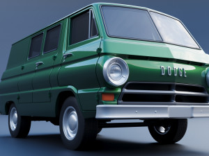Dodge A100 3D प्रिंट मॉडल