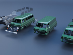 Dodge A100 3D प्रिंट मॉडल