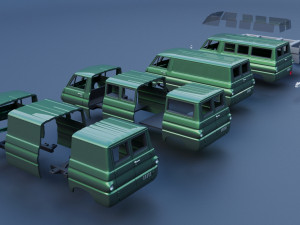 Dodge A100 3D प्रिंट मॉडल