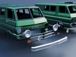 Dodge A100 3D प्रिंट मॉडल
