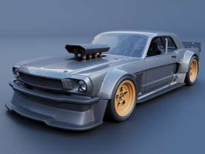 Mustang Hoonicorn 3D Print Model