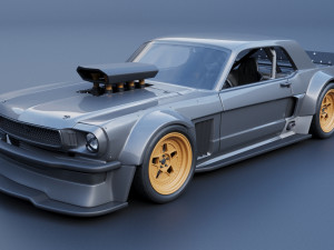 Mustang Hoonicorn Model do druku 3D