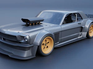 Mustang Hoonicorn 3D Print Model