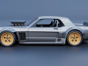 Mustang Hoonicorn 3D Print Model