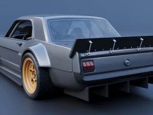 Mustang Hoonicorn 3D Print Model