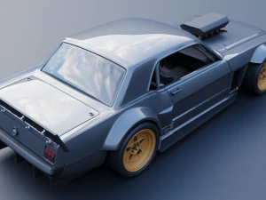 Mustang Hoonicorn 3D Print Model