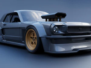 Mustang Hoonicorn 3D Print Model
