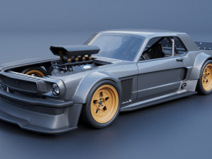 Mustang Hoonicorn Model do druku 3D