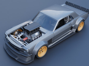 Mustang Hoonicorn Model do druku 3D