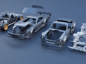 Mustang Hoonicorn Model do druku 3D