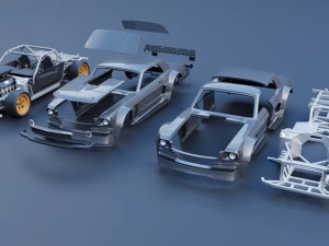 Mustang Hoonicorn 3D Print Model