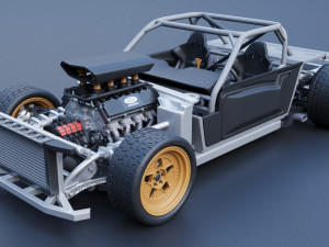 Mustang Hoonicorn Model do druku 3D