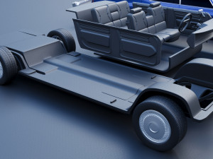 Cadillac Deville 1970 4 Door 3D-Druckmodell