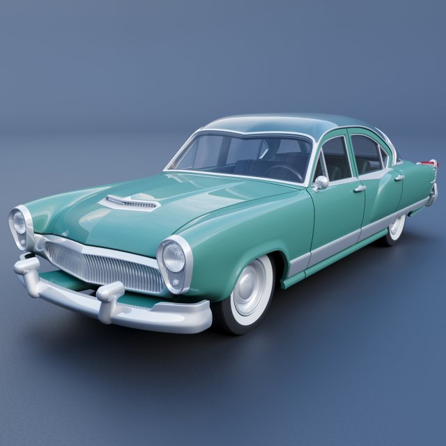 Kaiser Manhattan 1954 3D प्रिंट मॉडल .c4d .max .obj .3ds .fbx .stl .blend 